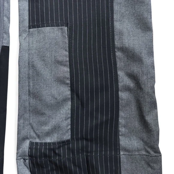 LeGatte Made in Italy Patchwork Mixed-Fabric Pants – IT 42 / US 6 - Picture 4 of 16